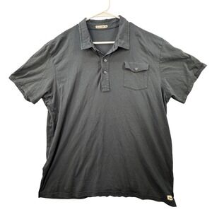 Marine Layer Polo Shirt Mens XL Preppy Eco Short Sleeve Cotton Chest Pocket